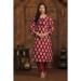 Picture of Beauteous Rayon Saddle Brown Kurtis & Tunic