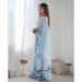 Picture of Statuesque Chiffon Light Steel Blue Saree