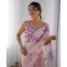 Picture of Fine Chiffon Rosy Brown Saree
