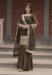 Picture of Georgette Dark Olive Green Readymade Salwar Kameez