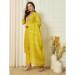 Picture of Fine Silk Golden Rod Readymade Salwar Kameez