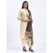 Picture of Cotton Pale Golden Rod Readymade Salwar Kameez