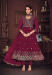 Picture of Comely Georgette Brown Anarkali Salwar Kameez