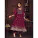 Picture of Comely Georgette Brown Anarkali Salwar Kameez
