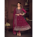Picture of Comely Georgette Brown Anarkali Salwar Kameez