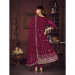 Picture of Comely Georgette Brown Anarkali Salwar Kameez