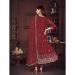 Picture of Exquisite Georgette Maroon Anarkali Salwar Kameez