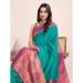 Picture of Grand Silk Dark Cyan Saree