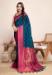 Picture of Gorgeous Silk Teal Saree