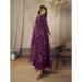 Picture of Elegant Silk Purple Readymade Salwar Kameez