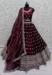 Picture of Charming Chiffon Maroon Lehenga Choli