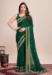 Picture of Stunning Silk Forest Green Saree