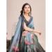 Picture of Magnificent Linen Slate Grey Saree