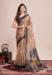 Picture of Delightful Linen Burly Wood Saree