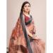 Picture of Alluring Linen Indian Red Saree
