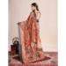Picture of Alluring Linen Indian Red Saree
