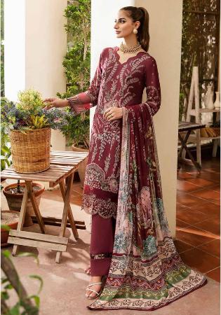 Picture of Enticing Rayon Brown Straight Cut Salwar Kameez