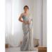 Picture of Graceful Georgette Dark Grey Saree