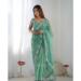 Picture of Alluring Net Cadet Blue Saree