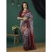 Picture of Amazing Silk Slate Grey Saree