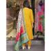 Picture of Fine Rayon Golden Rod Readymade Salwar Kameez