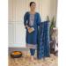 Picture of Delightful Rayon Midnight Blue Readymade Salwar Kameez