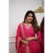 Picture of Charming Rayon Fire Brick Readymade Salwar Kameez