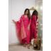 Picture of Charming Rayon Fire Brick Readymade Salwar Kameez