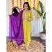 Picture of Excellent Rayon Golden Rod Readymade Salwar Kameez