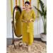 Picture of Rayon Dark Golden Rod Readymade Salwar Kameez
