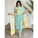 Picture of Wonderful Cotton Cadet Blue Readymade Salwar Kameez