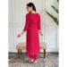 Picture of Fine Cotton Crimson Readymade Salwar Kameez