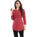 Picture of Pleasing Rayon Indian Red Kurtis & Tunic