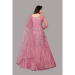 Picture of Classy Net Rosy Brown Anarkali Salwar Kameez
