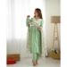 Picture of Nice Silk Dark Sea Green Readymade Salwar Kameez
