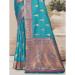 Picture of Delightful Silk Medium Turquoise Saree