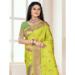 Picture of Ravishing Silk Golden Rod Saree