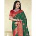 Picture of Good Looking Silk Sea Green Saree