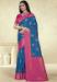 Picture of Magnificent Silk Steel Blue Saree