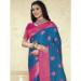 Picture of Magnificent Silk Steel Blue Saree