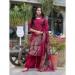 Picture of Good Looking Silk Maroon Readymade Salwar Kameez
