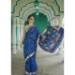 Picture of Fascinating Linen Midnight Blue Saree
