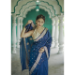 Picture of Fascinating Linen Midnight Blue Saree