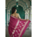 Picture of Admirable Linen Hot Pink Saree
