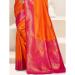 Picture of Admirable Silk Orange Red Saree