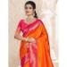 Picture of Admirable Silk Orange Red Saree