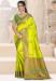 Picture of Pretty Silk Yellow Saree