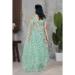 Picture of Pleasing Net Dark Sea Green Saree
