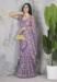Picture of Magnificent Net Plum Saree
