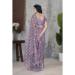 Picture of Magnificent Net Plum Saree